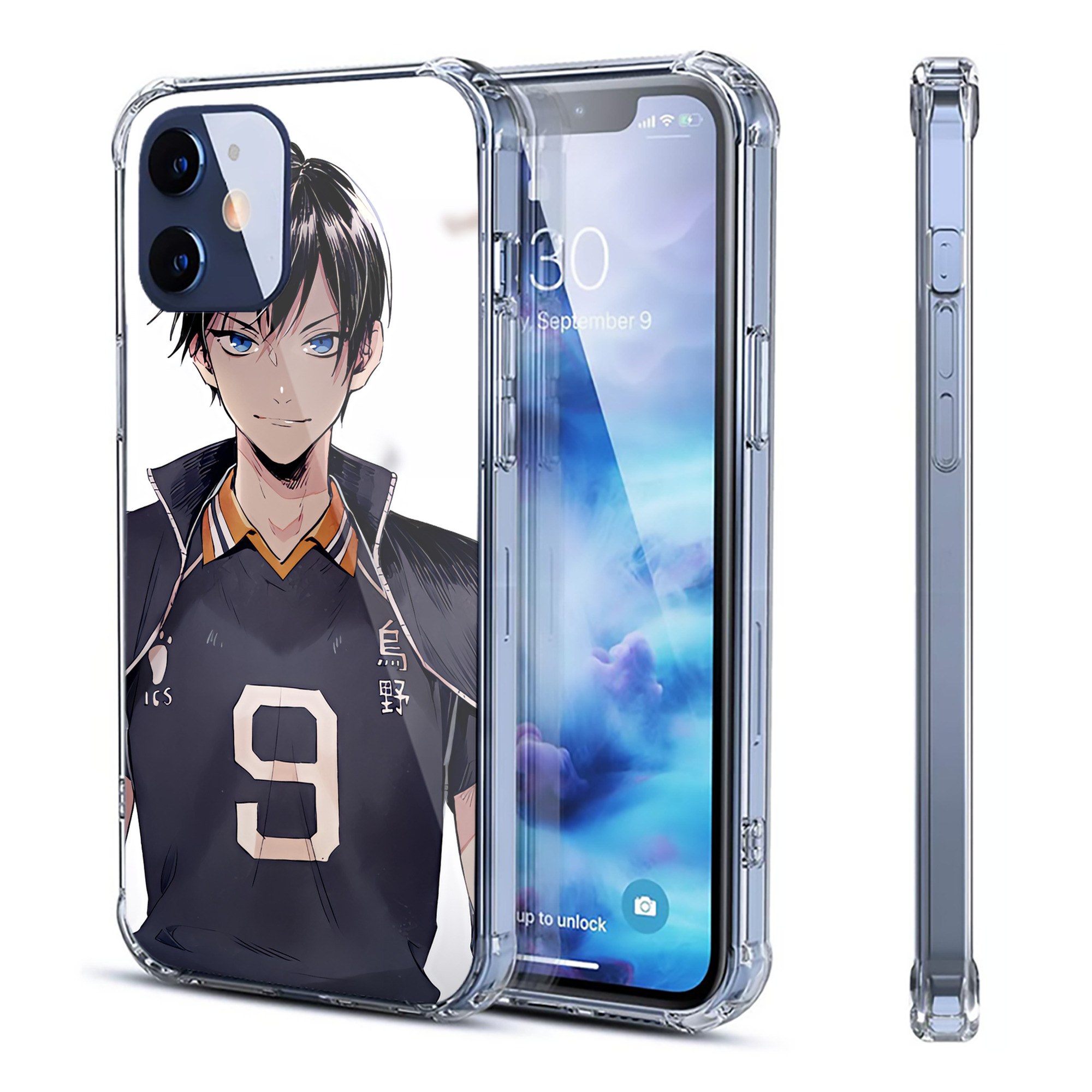 （画像用） ハイキュー!! Haikyu!! 【iPhone 12シリーズ対応】透明スマホケース（クリアソフトケース）